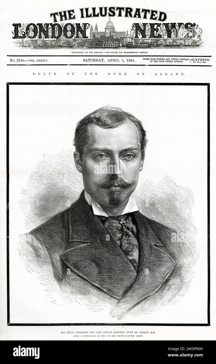 Prince Leopold, Duke of Albany (1853 1884), eighth child and fourth