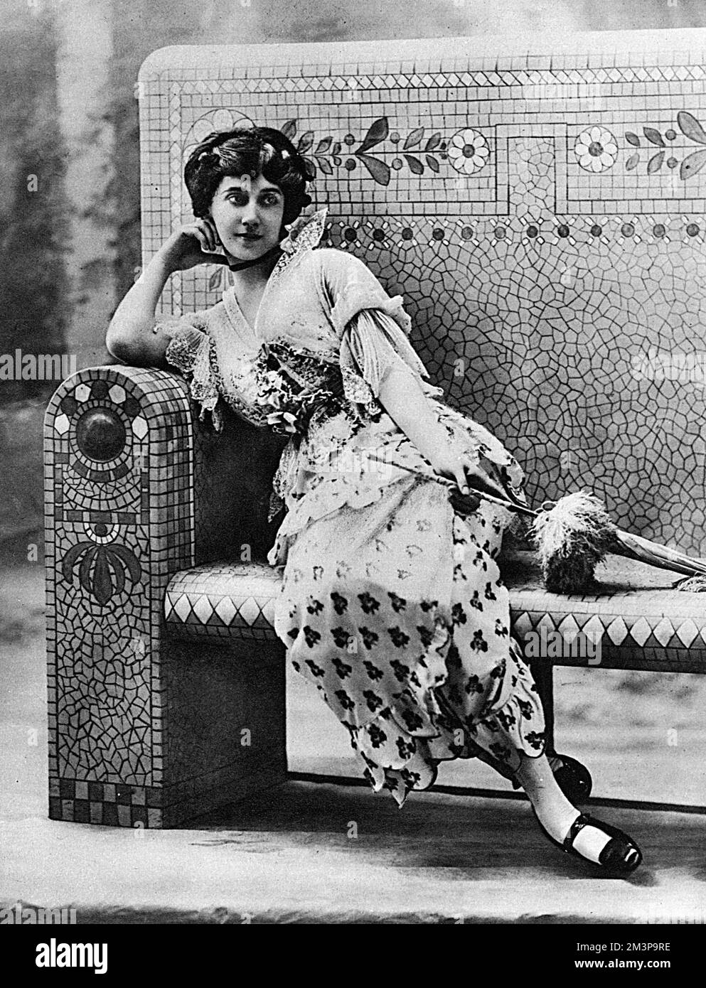 TAMARA KARSAVINA Russian ballet dancer in 1914.      Date: 1914 Stock Photo