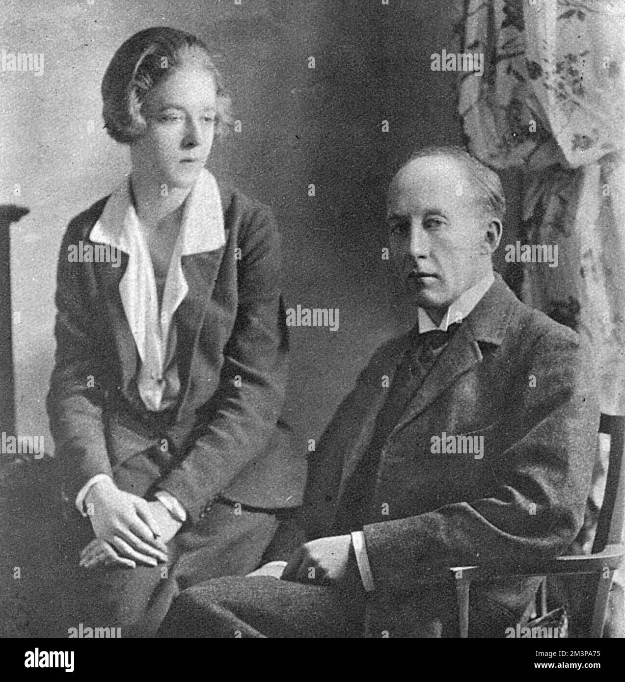 Arthur A.W.H. Ponsonby (18711946), pictured with his daughter
