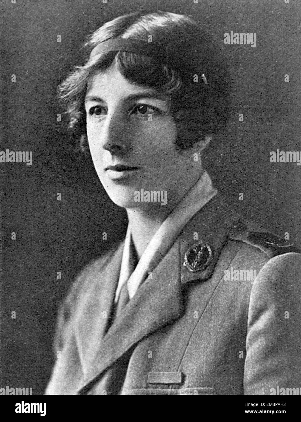 Lady Londonderry, formerly the Hon. Edith Chaplin, pictured in 1918 when she was President of the Women's War Services Legion (previously known as the Women's Legion) which provided military cooks and motor drivers for the War Office. She was awarded the Order of the Dame of the British Empire for her work during the war.      Date: 1918 Stock Photo