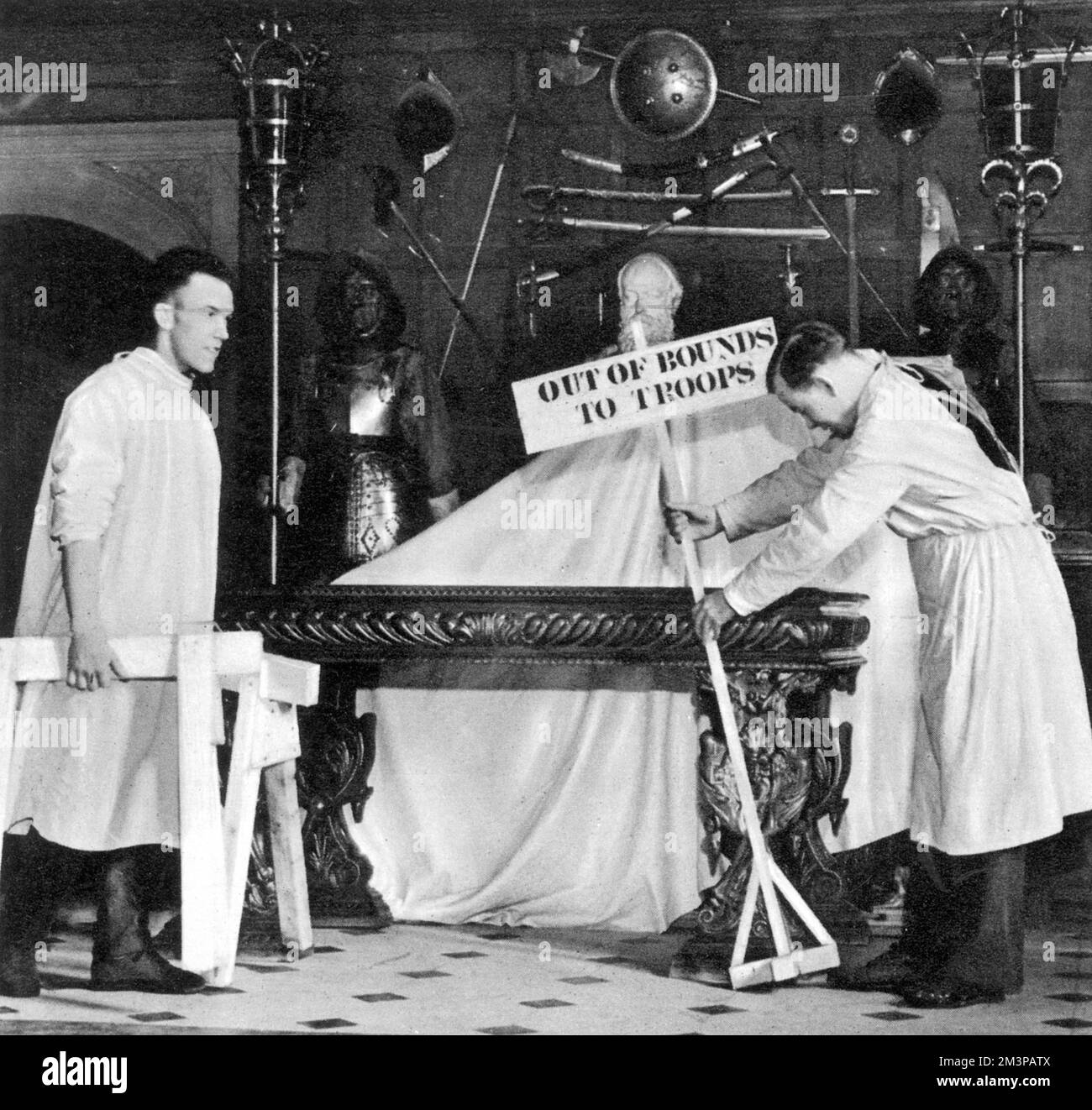 Hatfield House as a military hospital Stock Photo Alamy