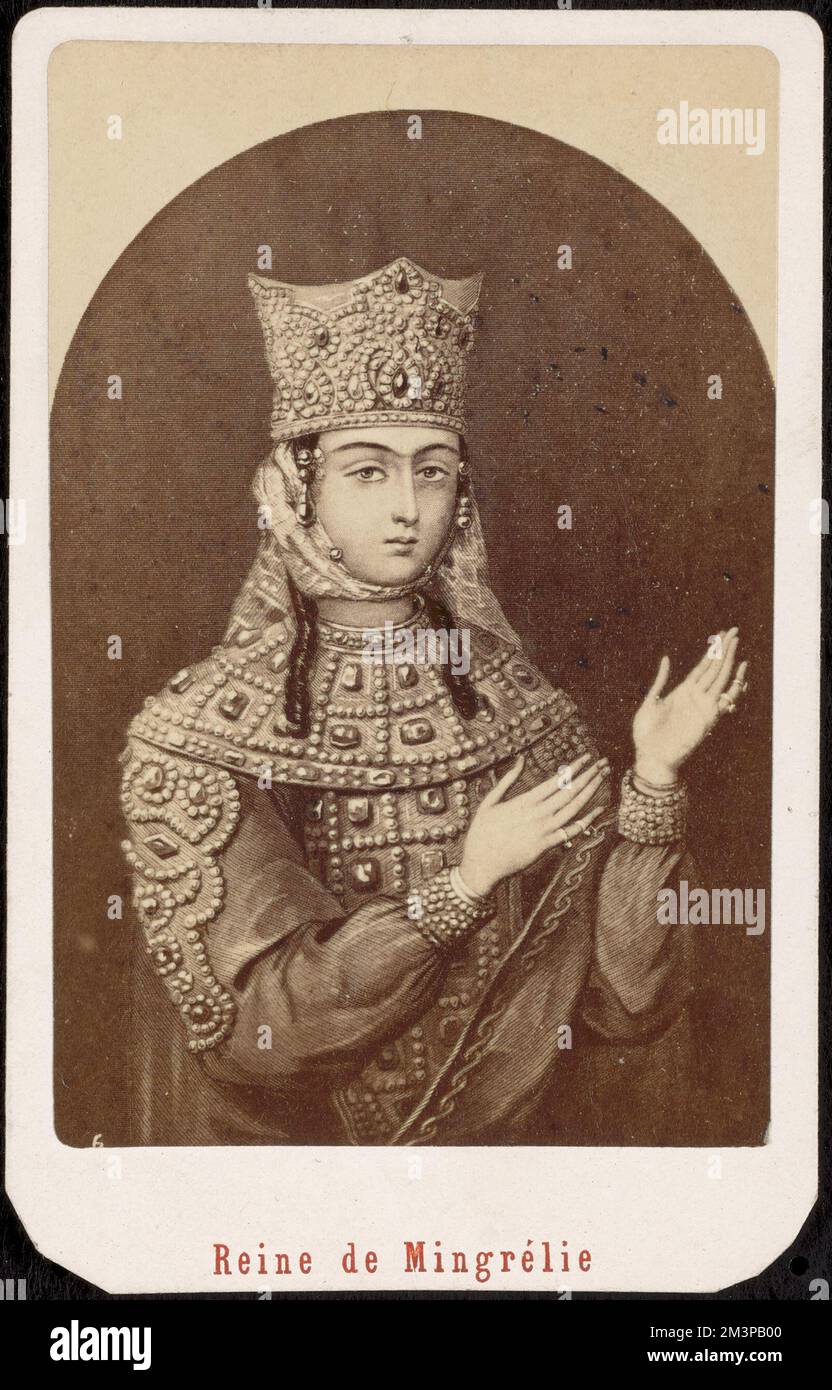 Reine de Mingrélie , Queens, Alexandre Benois Collection Stock Photo