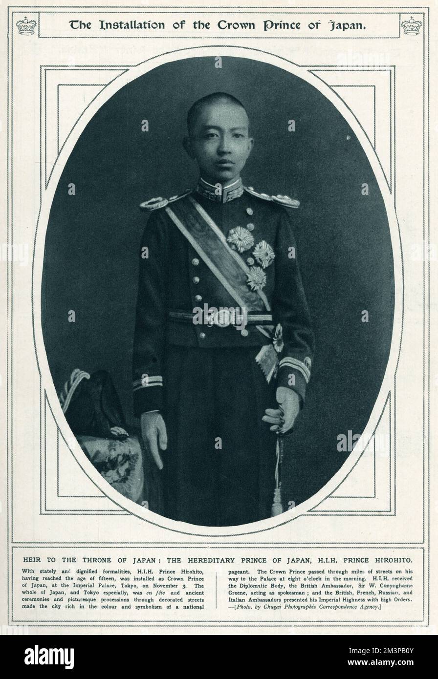 Prince of Japan H.I.H Prince Hirohito (1901 1989), 124th Emperor of