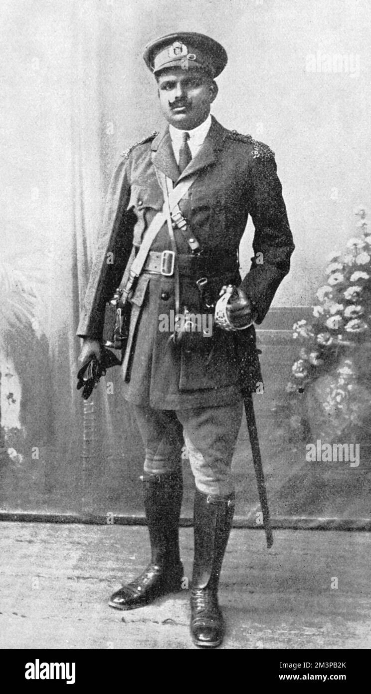 Indian sportsman, Syed Abdul Alajeed, who held a commission on the