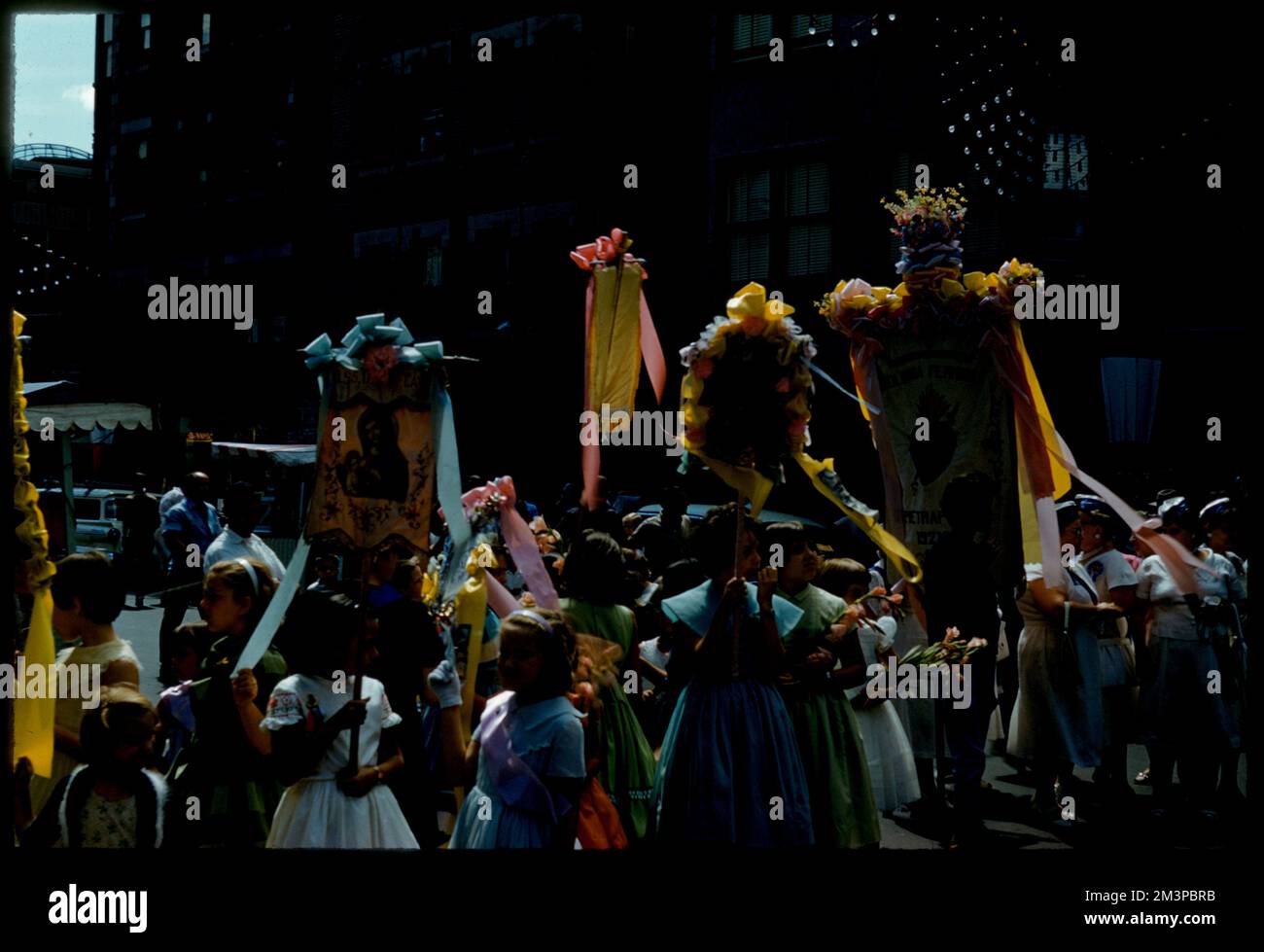 Religious procession, possibly the Feast of St. Anthony, North End