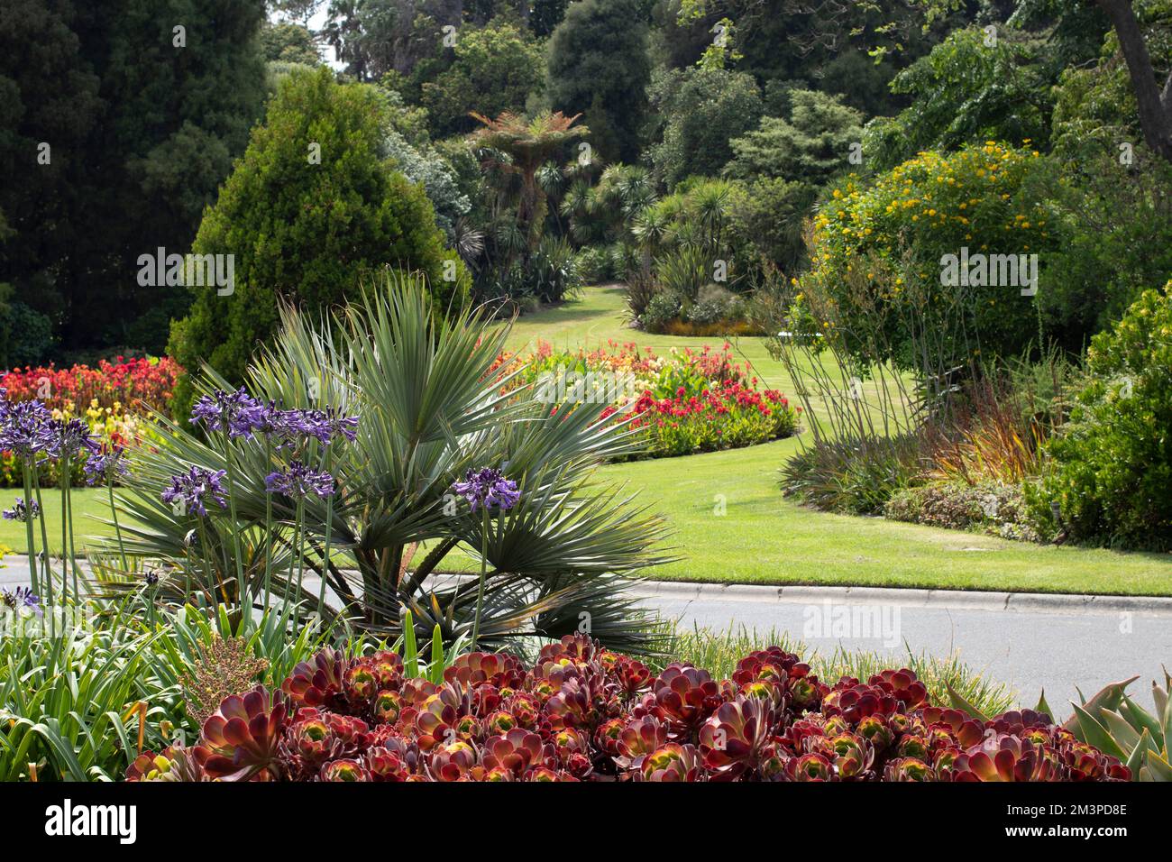 The Royal Botanical Gardens at Melbourne, Victoria, Australia Stock ...