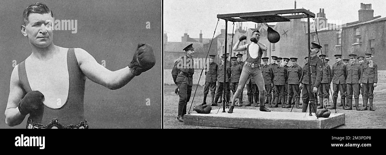 British boxer and Middle Weight boxing champion of England, Pat O'Keefe