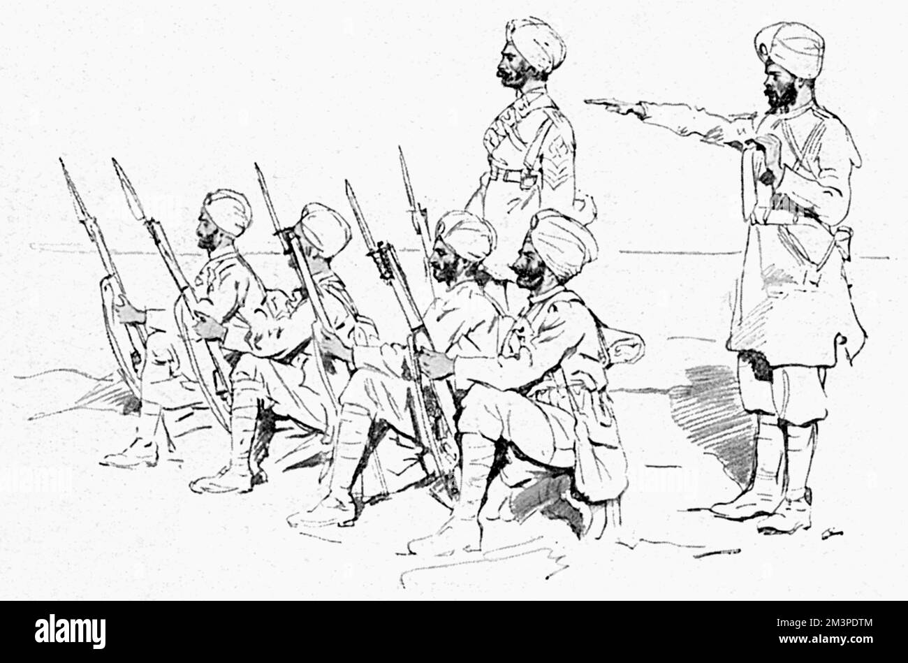 Sikh soldiers world war one Black and White Stock Photos & Images - Alamy
