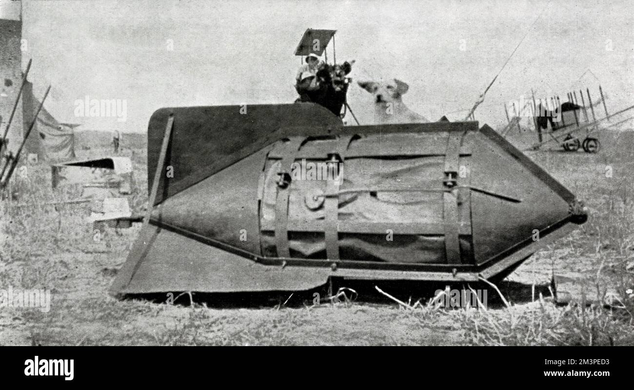 WW1 A report documenting evidence of one of the great bombs used by