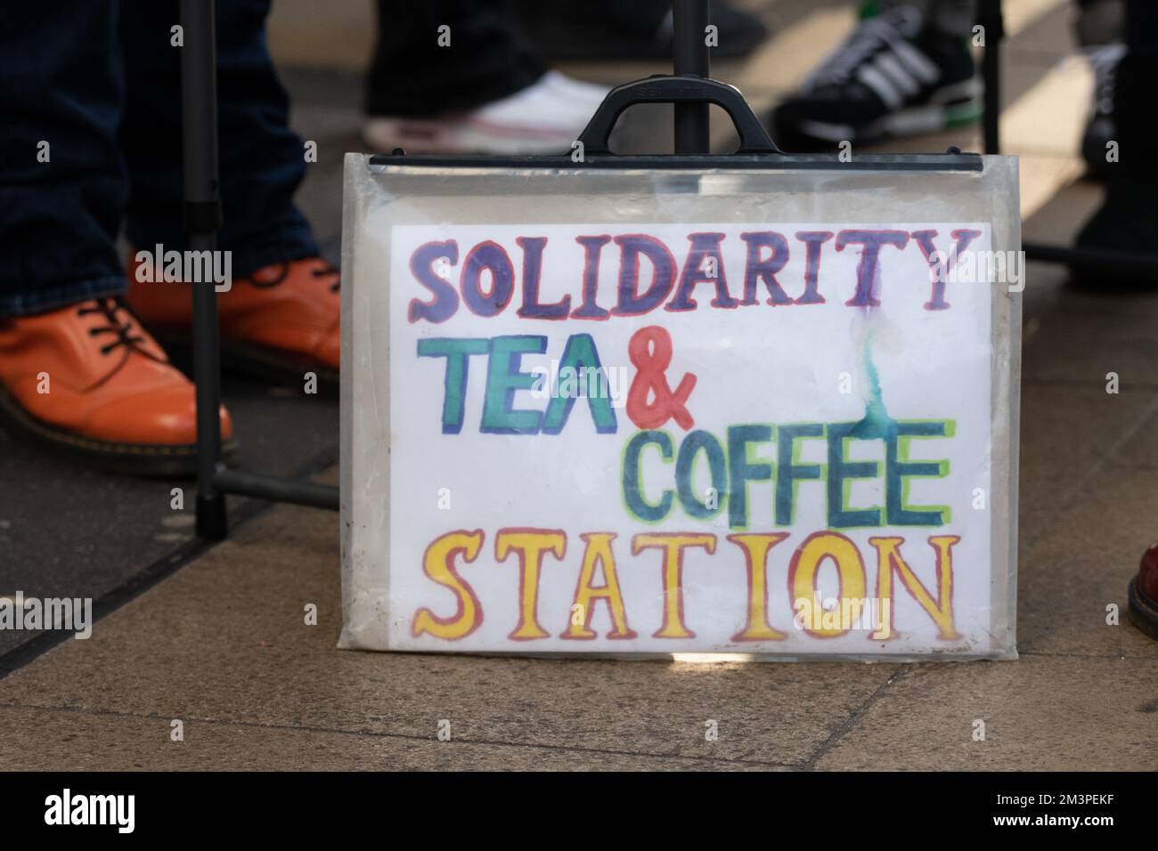 Manchester UK 16th Dec 2022 RMT National Union Of Rail Maritime Manchester UK 16th Dec 2022 RMT National Union Of Rail Maritime
