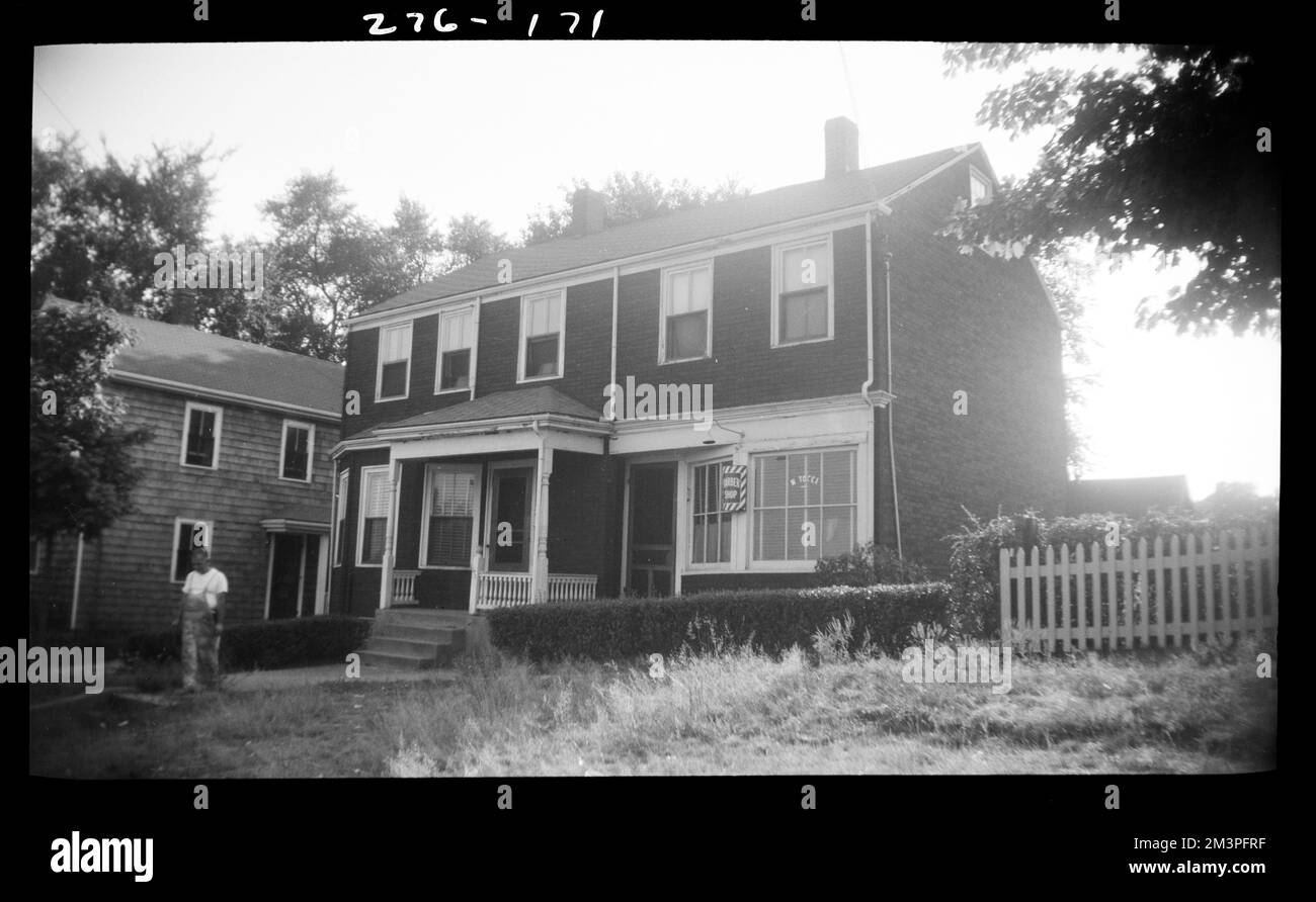 Reservoir St #171 , Duplexes. Needham Building Collection Stock Photo ...