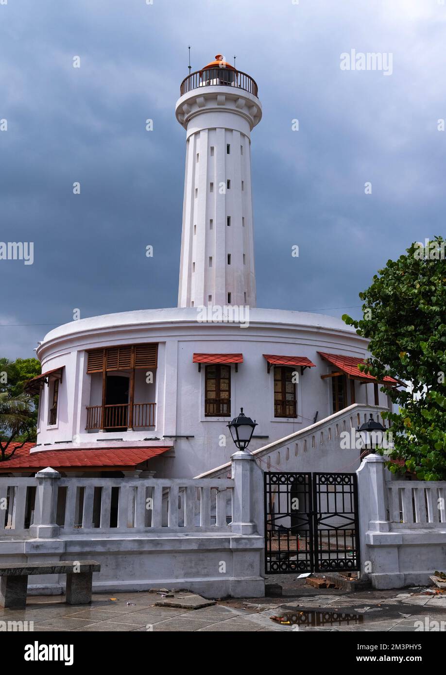 New lighthouse, Pondicherry, Puducherry, India Stock Photo Alamy