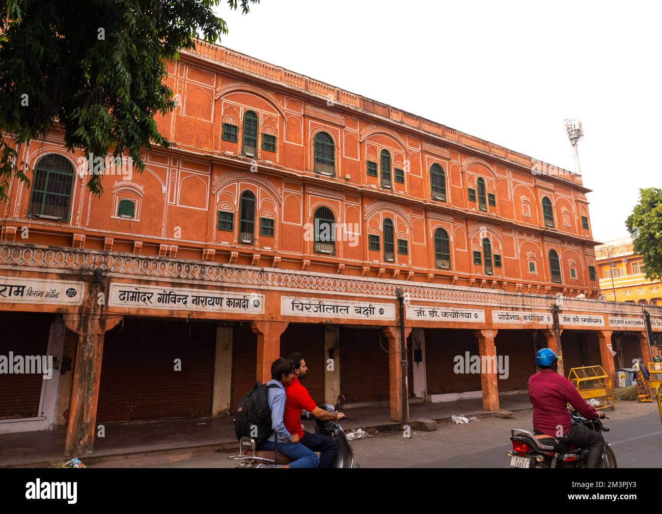 Buildings in the old town, Rajasthan, Jaipur, India Stock Photo Alamy