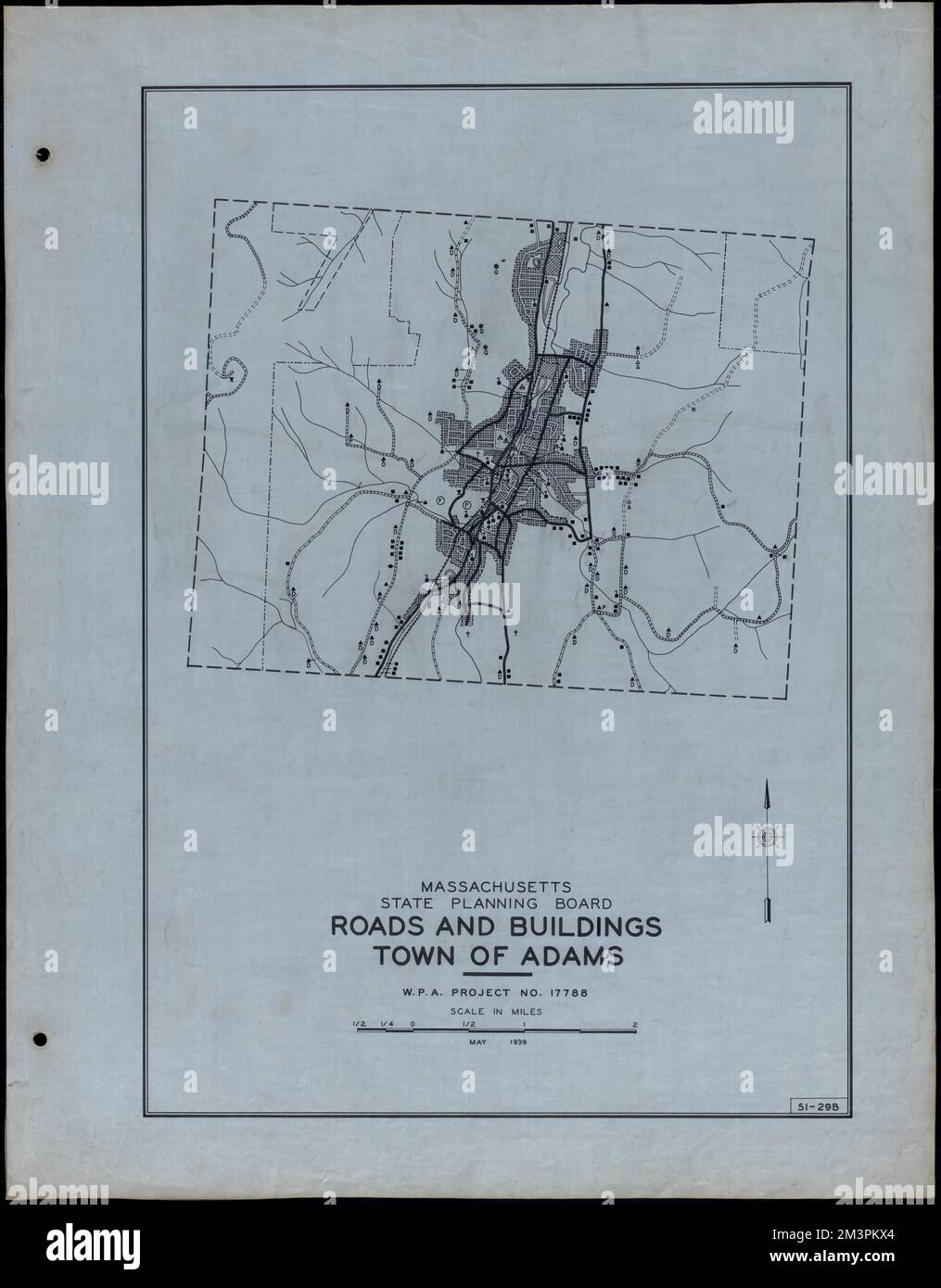 Roads and Buildings Town of Adams , Roads, Cities and towns, Land use ...