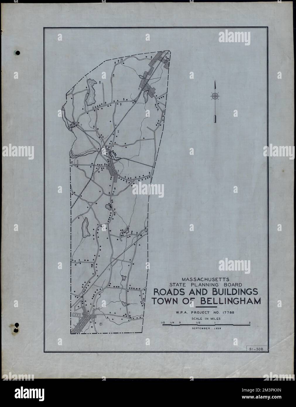 Roads and Buildings Town of Bellingham , Roads, Cities and towns, Land
