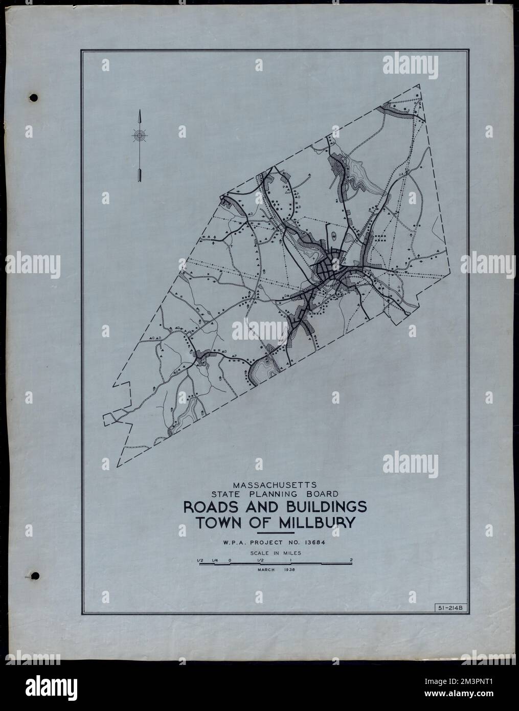 Roads and Buildings Town of Millbury , Roads, Cities and towns, Land