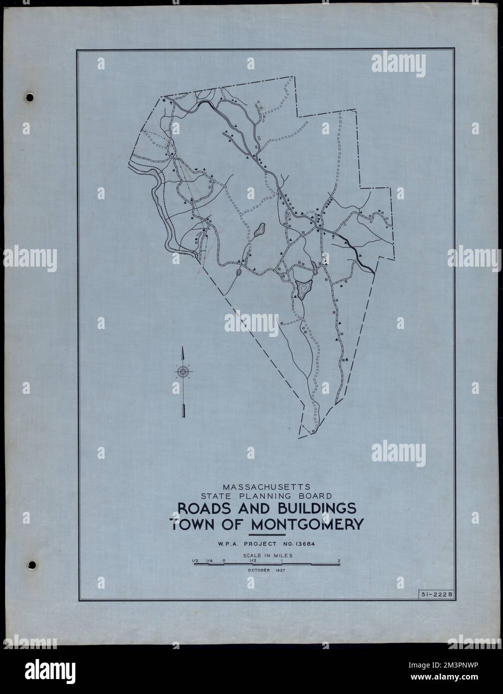 Roads and Buildings Town of Montgomery , Roads, Cities and towns, Land
