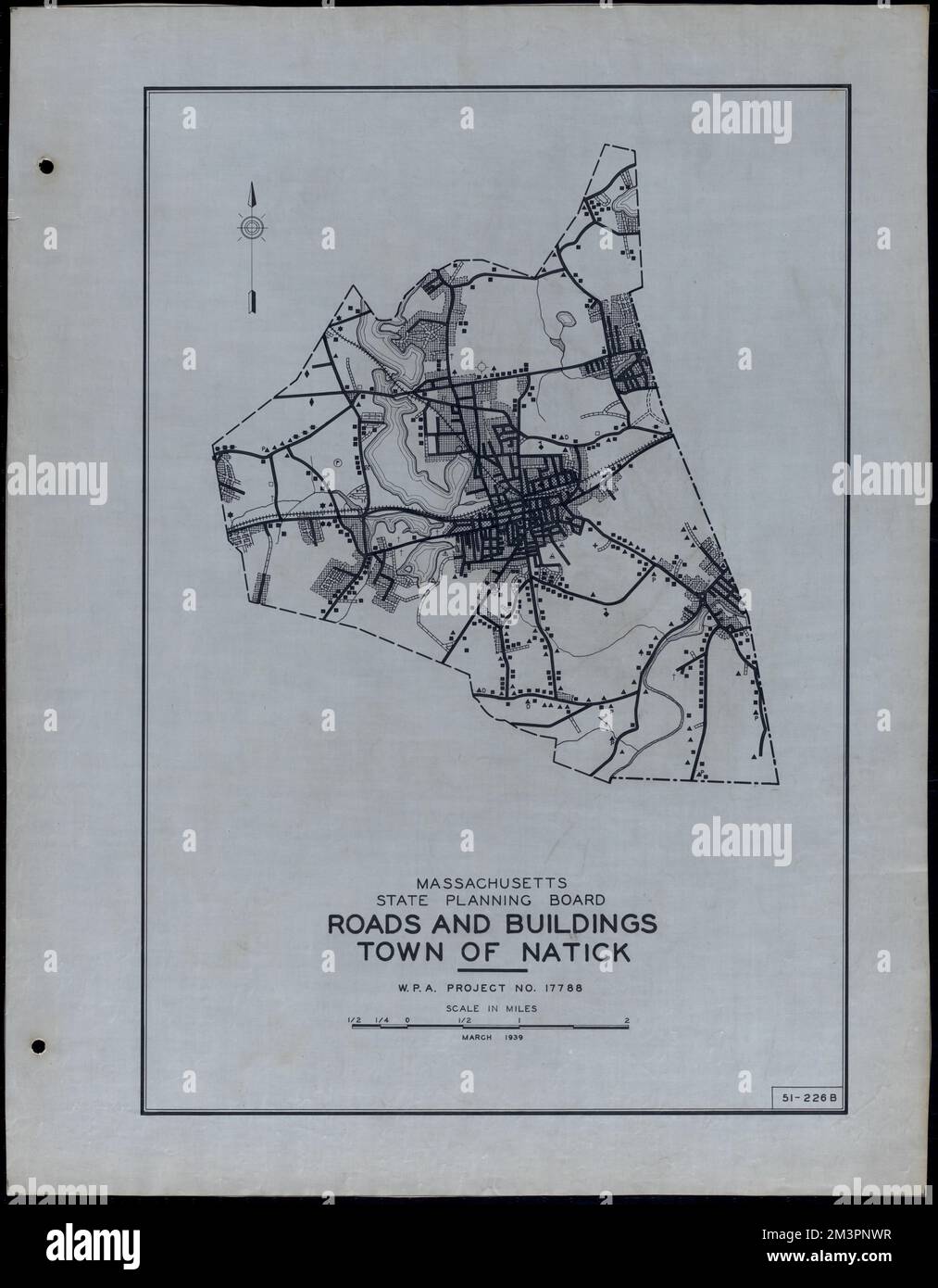 Roads and Buildings Town of Natick , Roads, Cities and towns, Land use