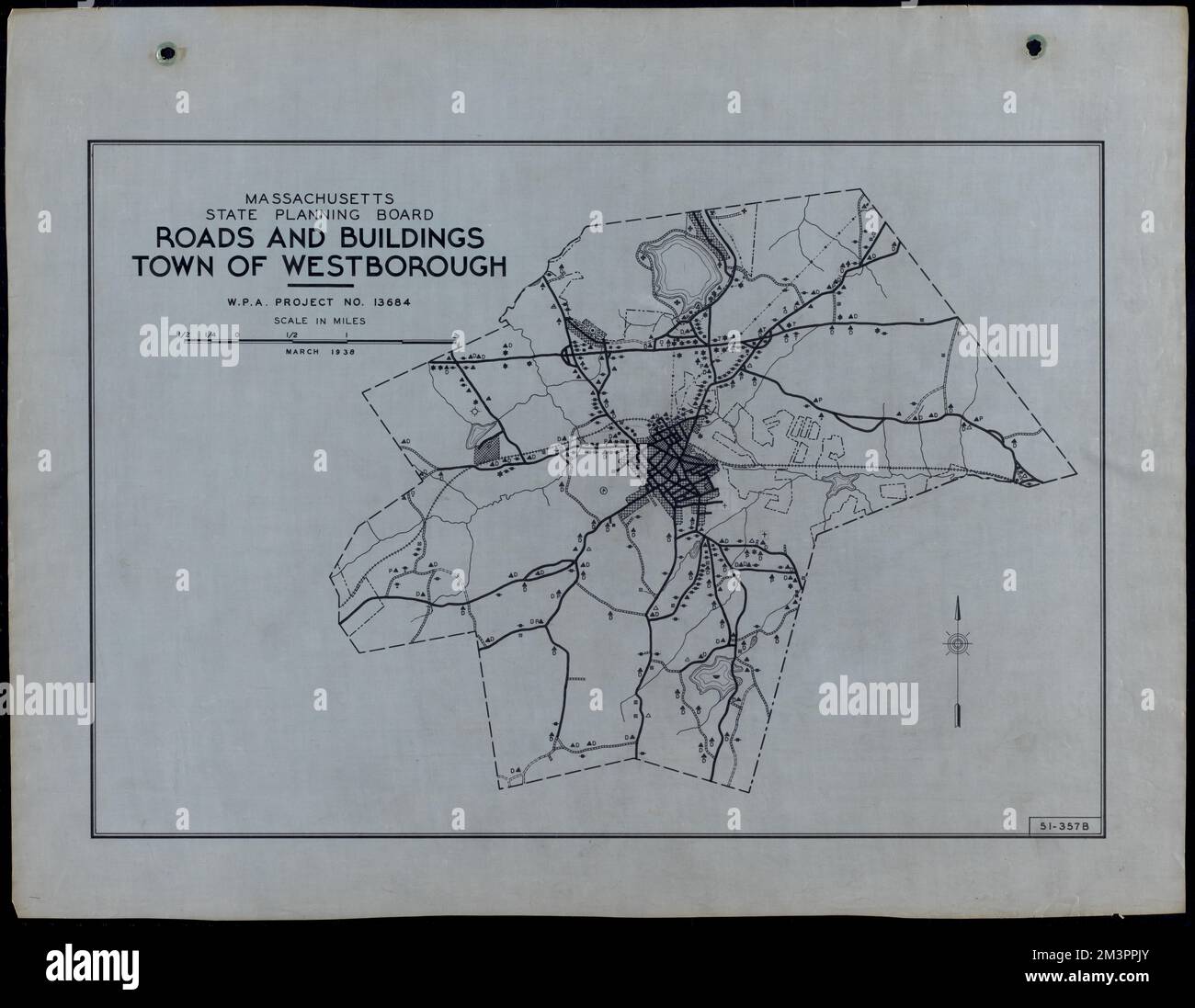 Roads and Buildings Town of Westborough , Roads, Cities and towns, Land