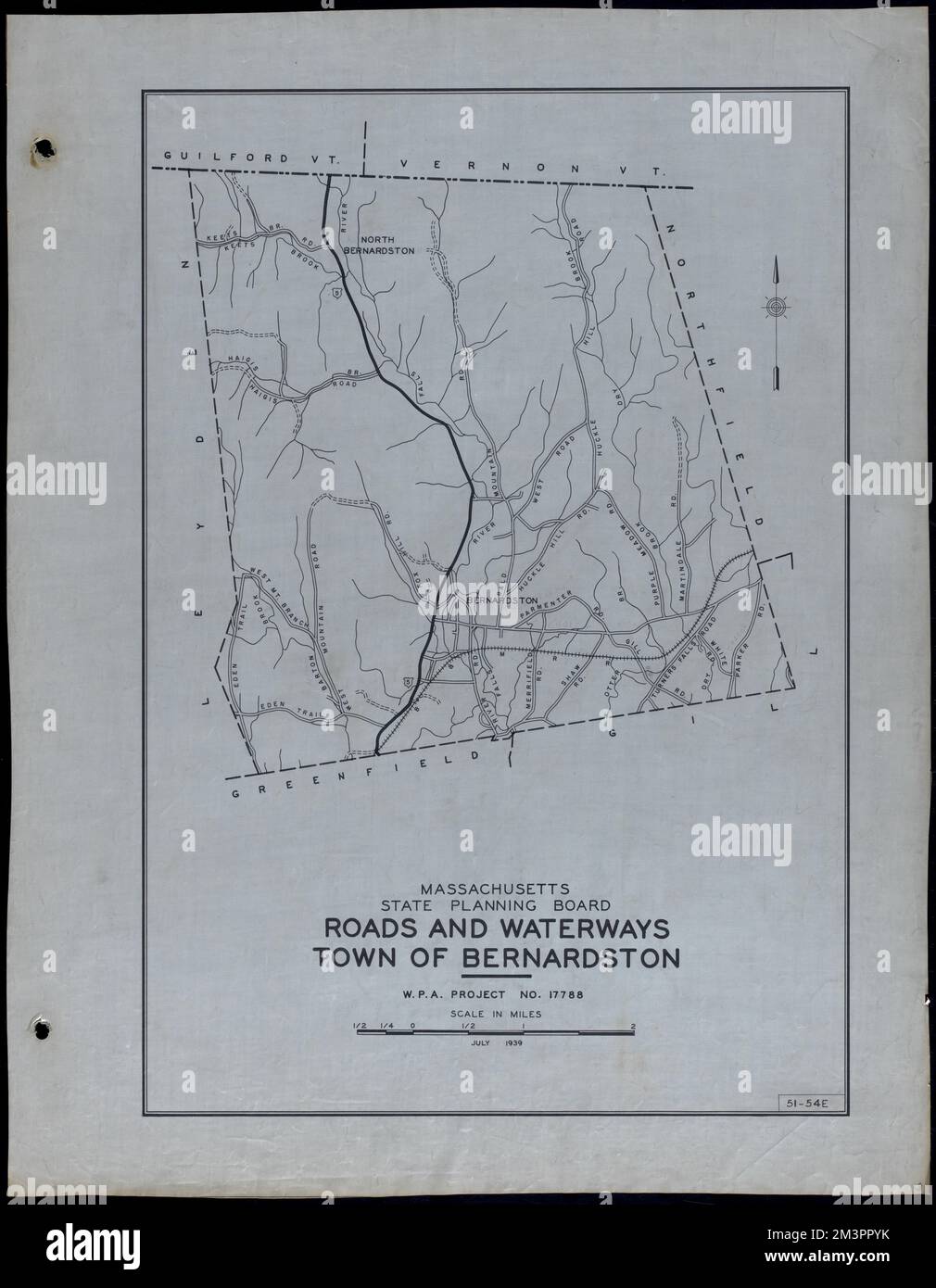 Roads and Waterways Town of Bernardston , Roads, Cities and towns, Land