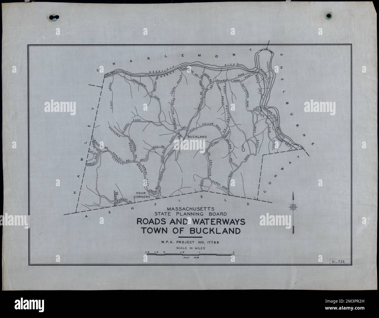 Roads and Waterways Town of Buckland , Roads, Cities and towns, Land