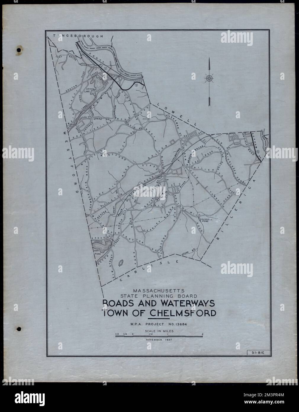 Roads and Waterways Town of Chelmsford , Roads, Cities and towns, Land
