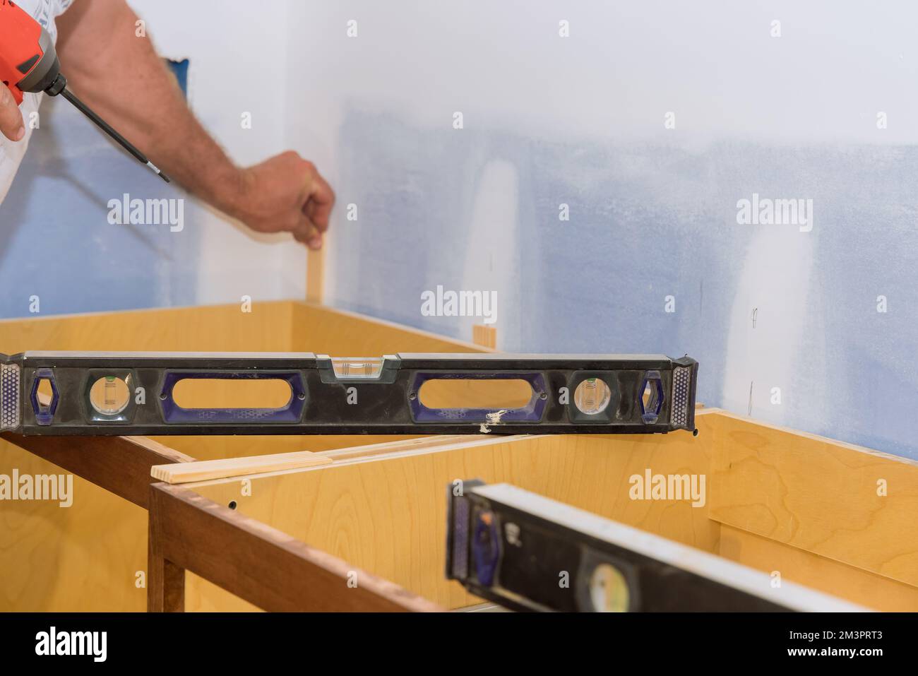 When installing kitchen level is used for accurate