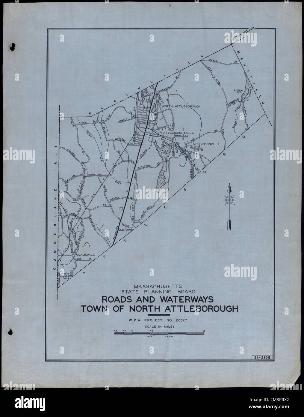 Roads and Waterways Town of North Attleborough , Roads, Cities and