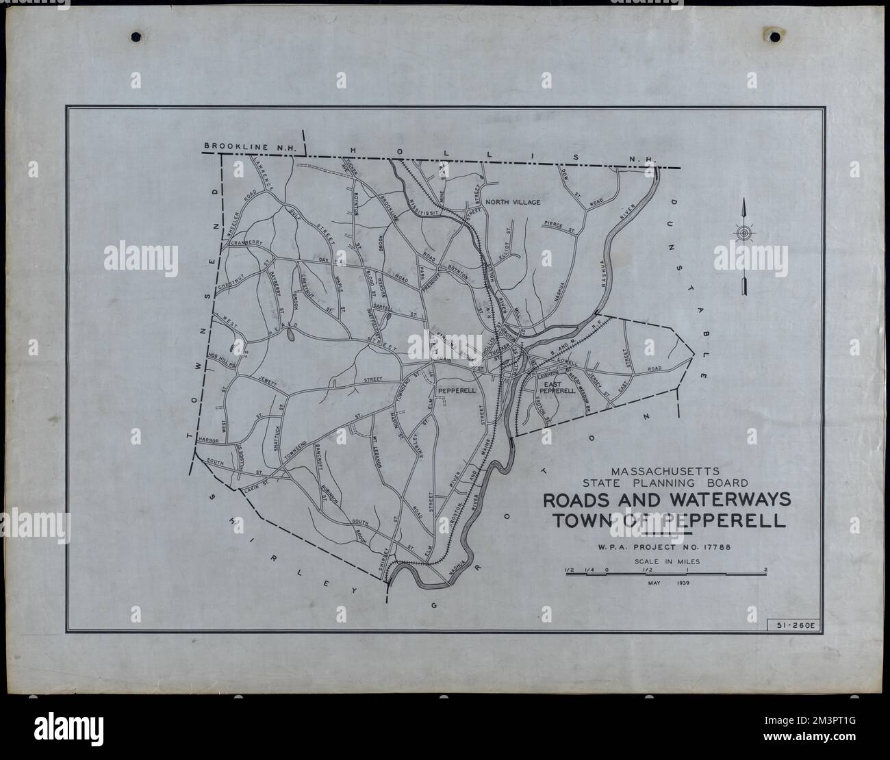 Roads and Waterways Town of Pepperell , Roads, Cities and towns, Land