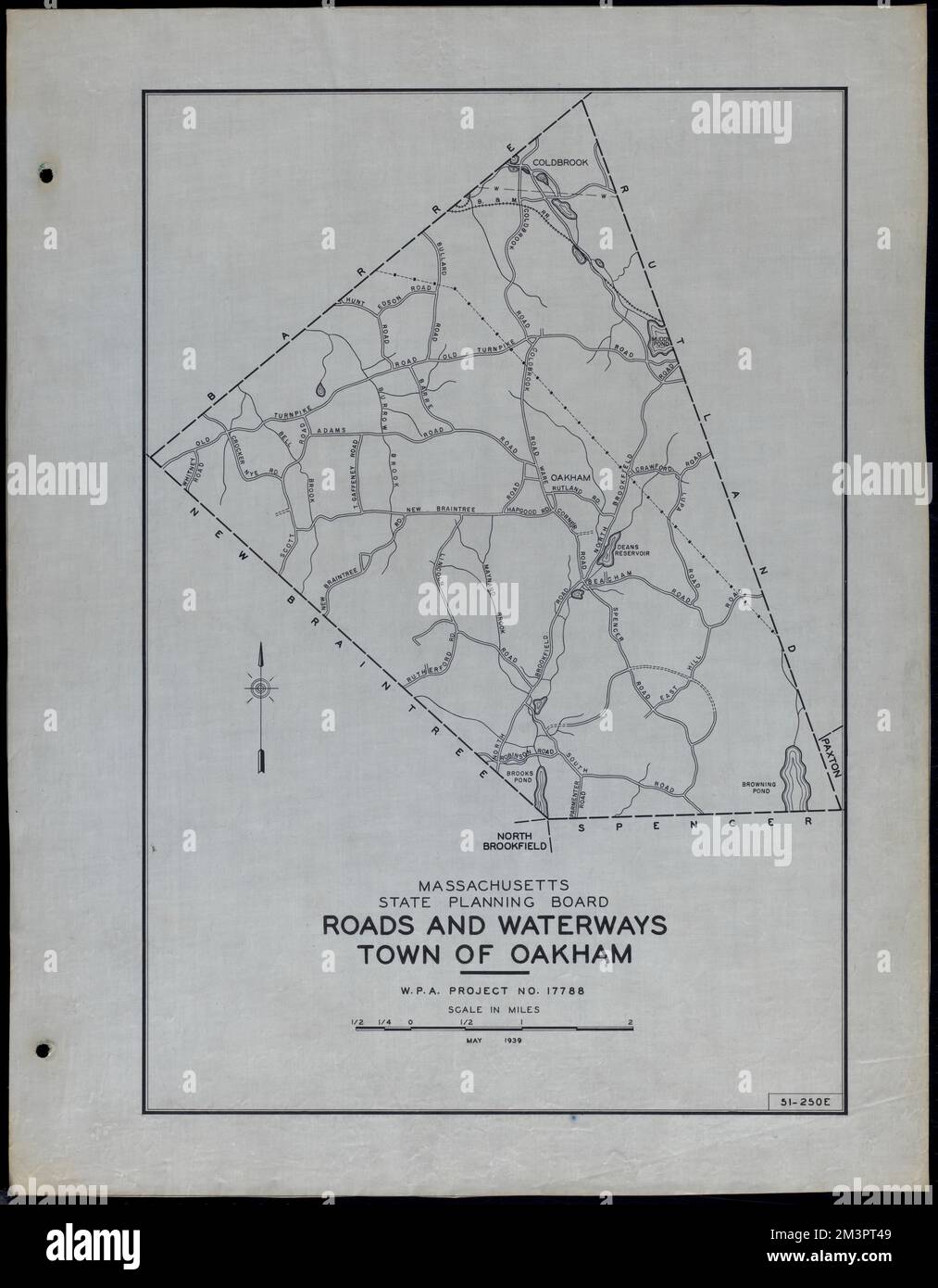Roads and Waterways Town of Oakham , Roads, Cities and towns, Land use mapping, Soil mapping