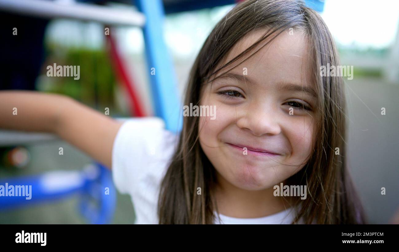 Child showing missing teeth portrait little girl teeth grow Stock Photo Alamy