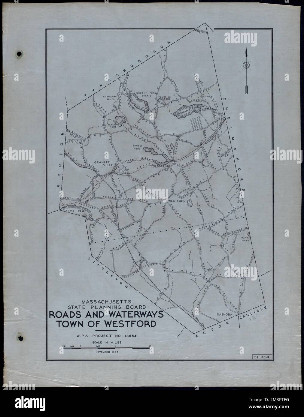 Roads and Waterways Town of Westford , Roads, Cities and towns, Land