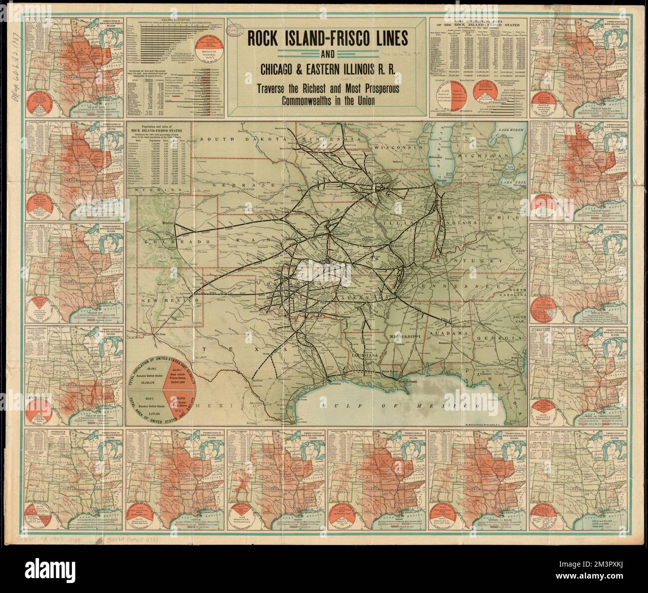 Rock Island Frisco lines and Chicago - Rock Island Frisco Lines And Chicago Eastern Illinois Rr Traverse The Richest And Most Prosperous Commonwealths In The Union Chicago Eastern Illinois Railroad Company Maps Rock Island Frisco Terminal Railway Company Maps Railroads United States Maps Agriculture United States Maps Manufactures United States Maps Mines And Mineral Resources United States Maps Timber United States Maps United States Maps Norman B Leventhal Map Center Collection 2M3PXKJ
