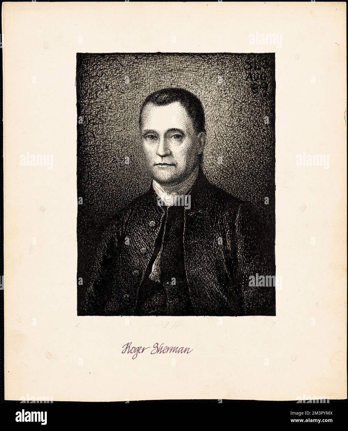 Roger Sherman , Statesmen, Founding Fathers of the United States, Sherman, Roger, 17211793. The