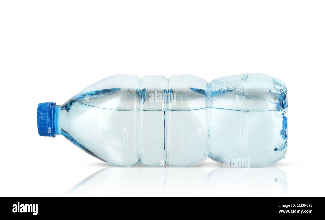 bottle of mineral water horizontally on a white background Stock Photo ...
