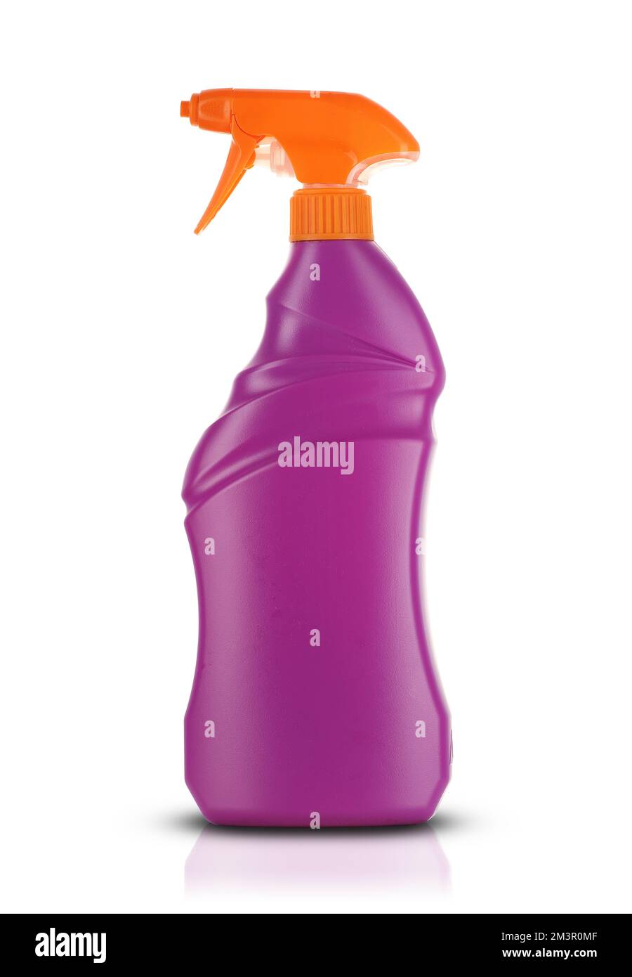 purple sprayer without label on white background Stock Photo Alamy