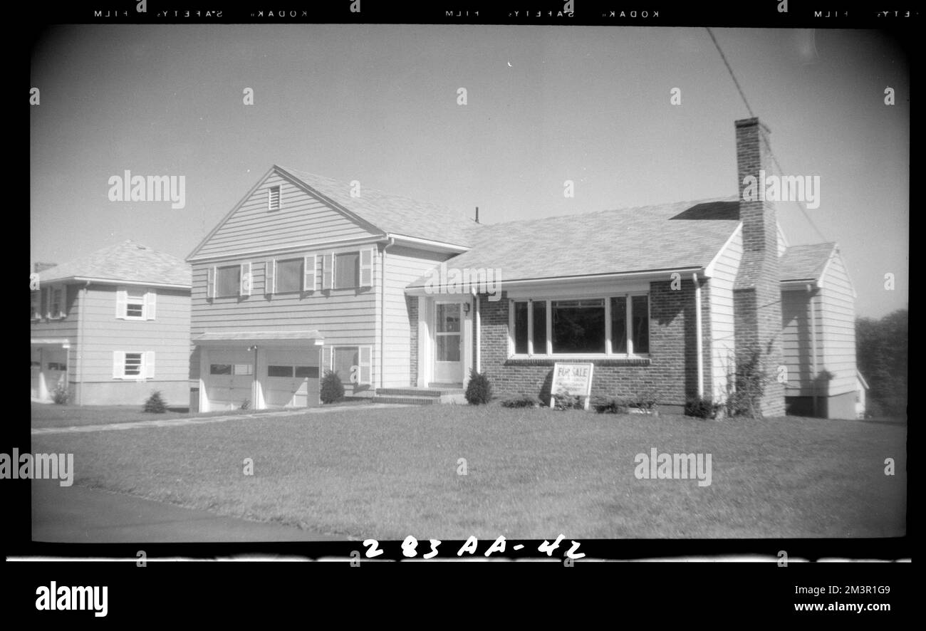 Rosalie Road #42 , Houses. Needham Building Collection Stock Photo - Alamy