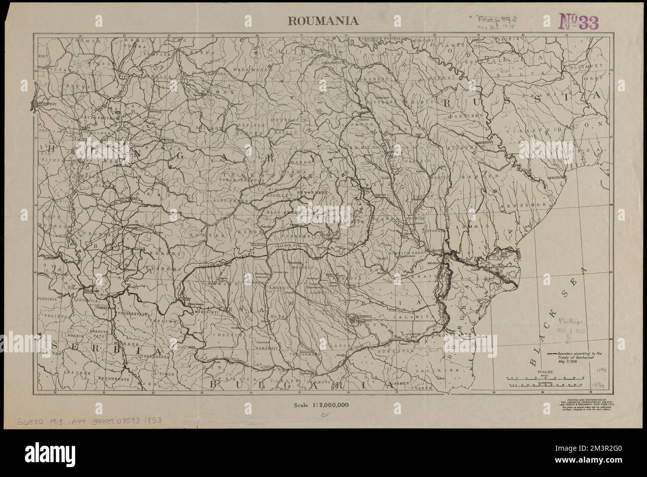 Roumania Romania Maps Norman - Roumania Romania Maps Norman B Leventhal Map Center Collection 2M3R2G0 