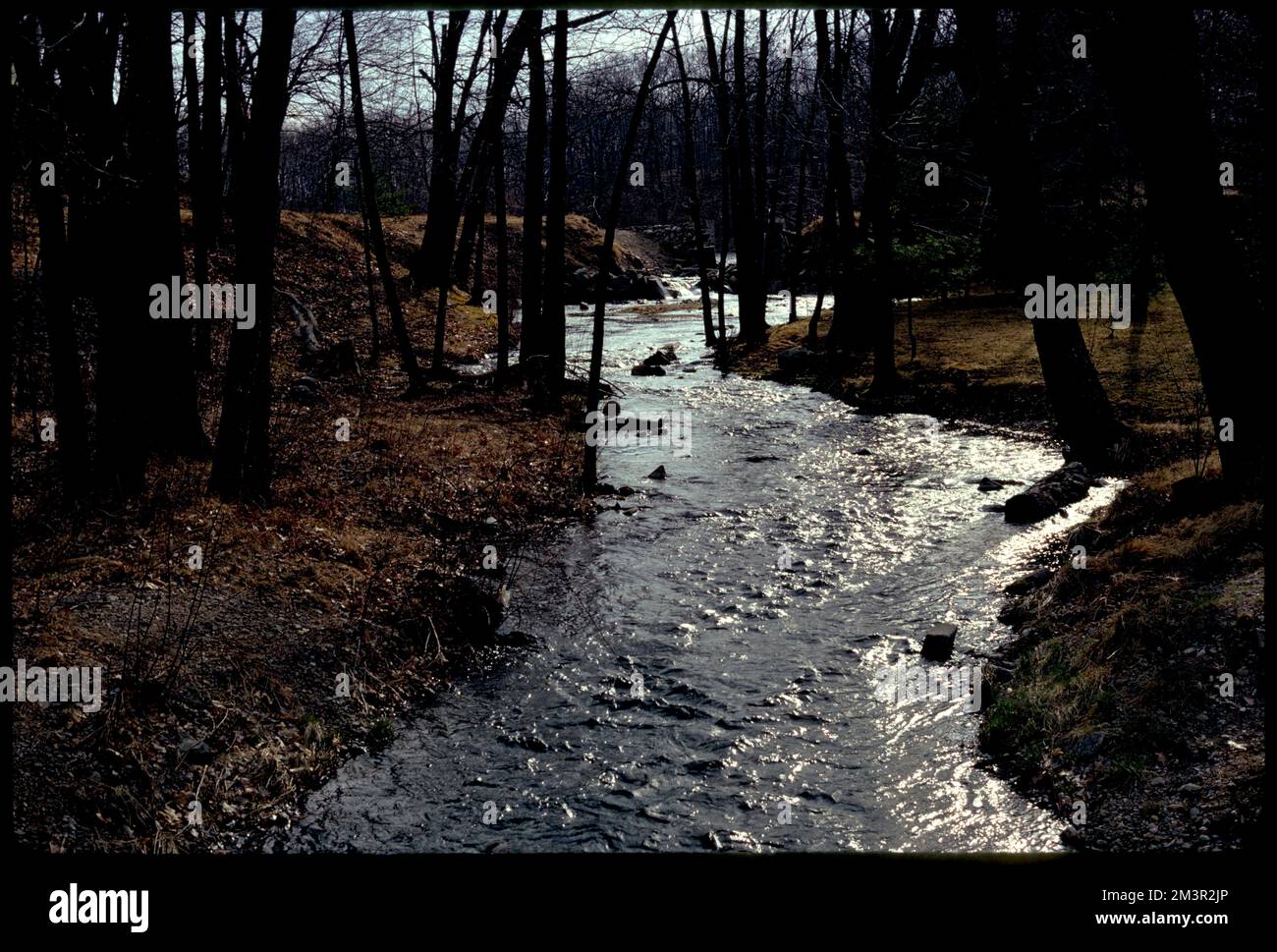 Route 140 Wrentham at Pendleton Road Eagle Brook, part of Charles River