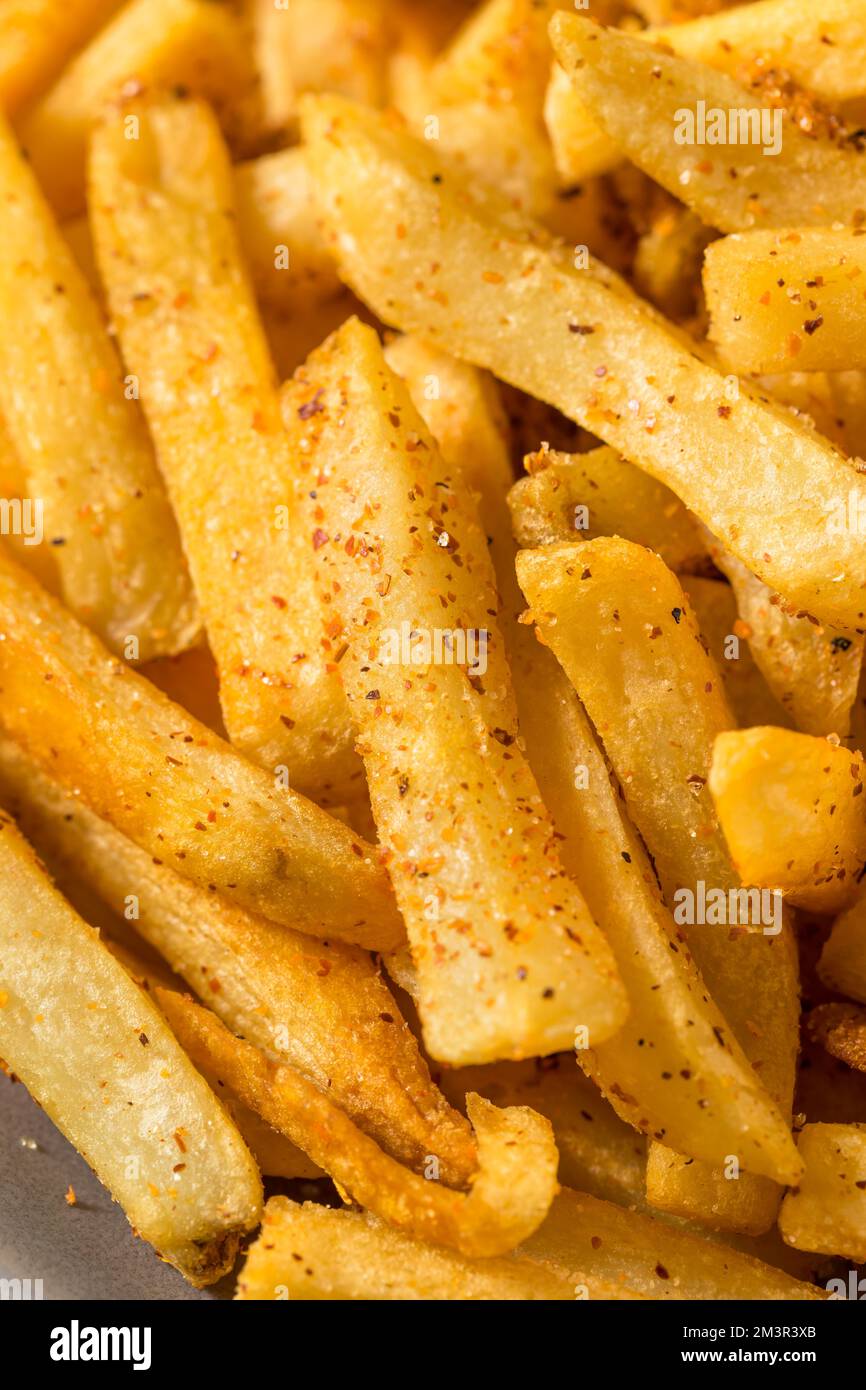 Homemade Spicy Cajun French Fries with Mayo Stock Photo Alamy