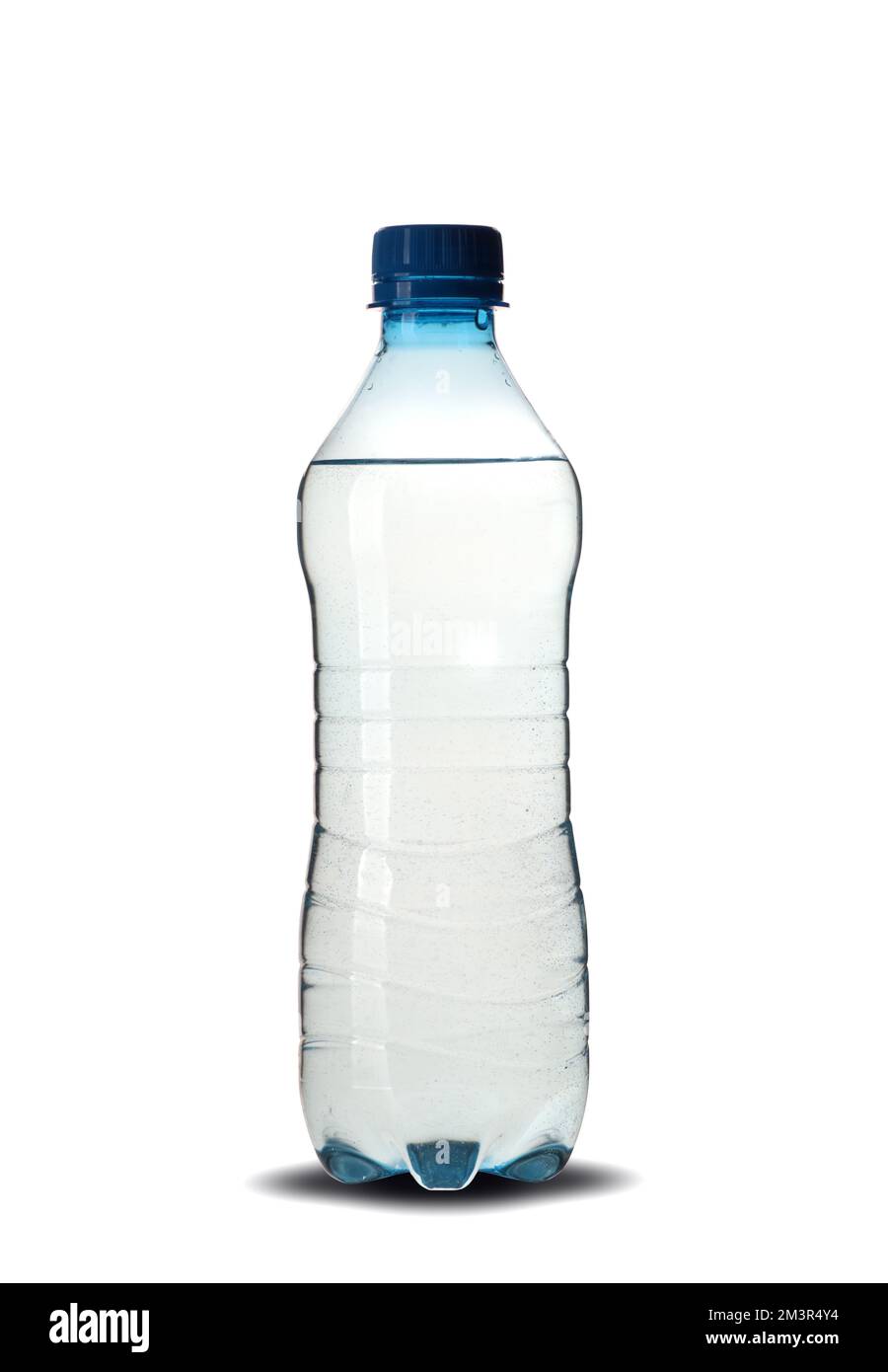 small plastic bottle with water on a white background Stock Photo - Alamy