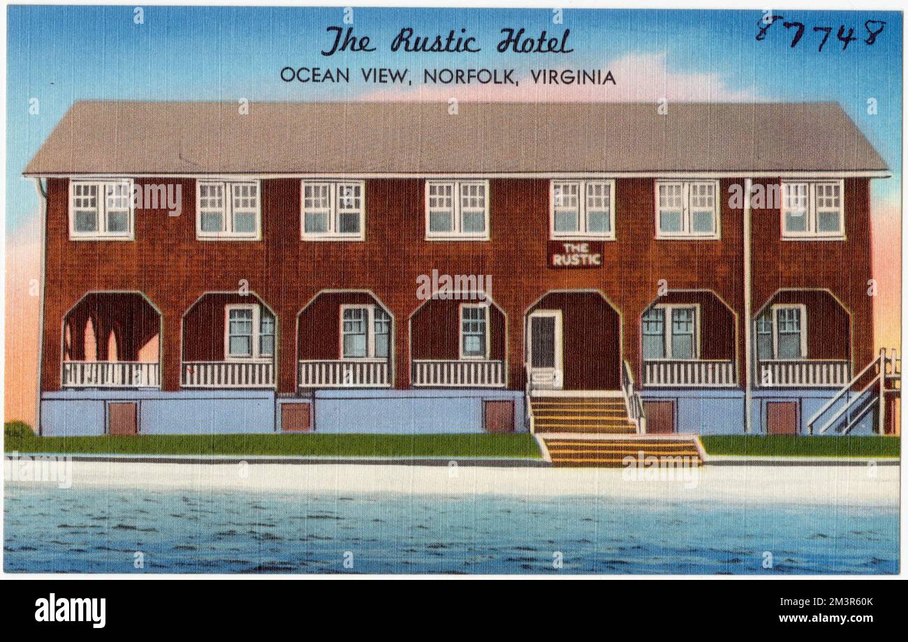 The Rustic Hotel, Ocean View, Norfolk, Virginia , Hotels, Tichnor