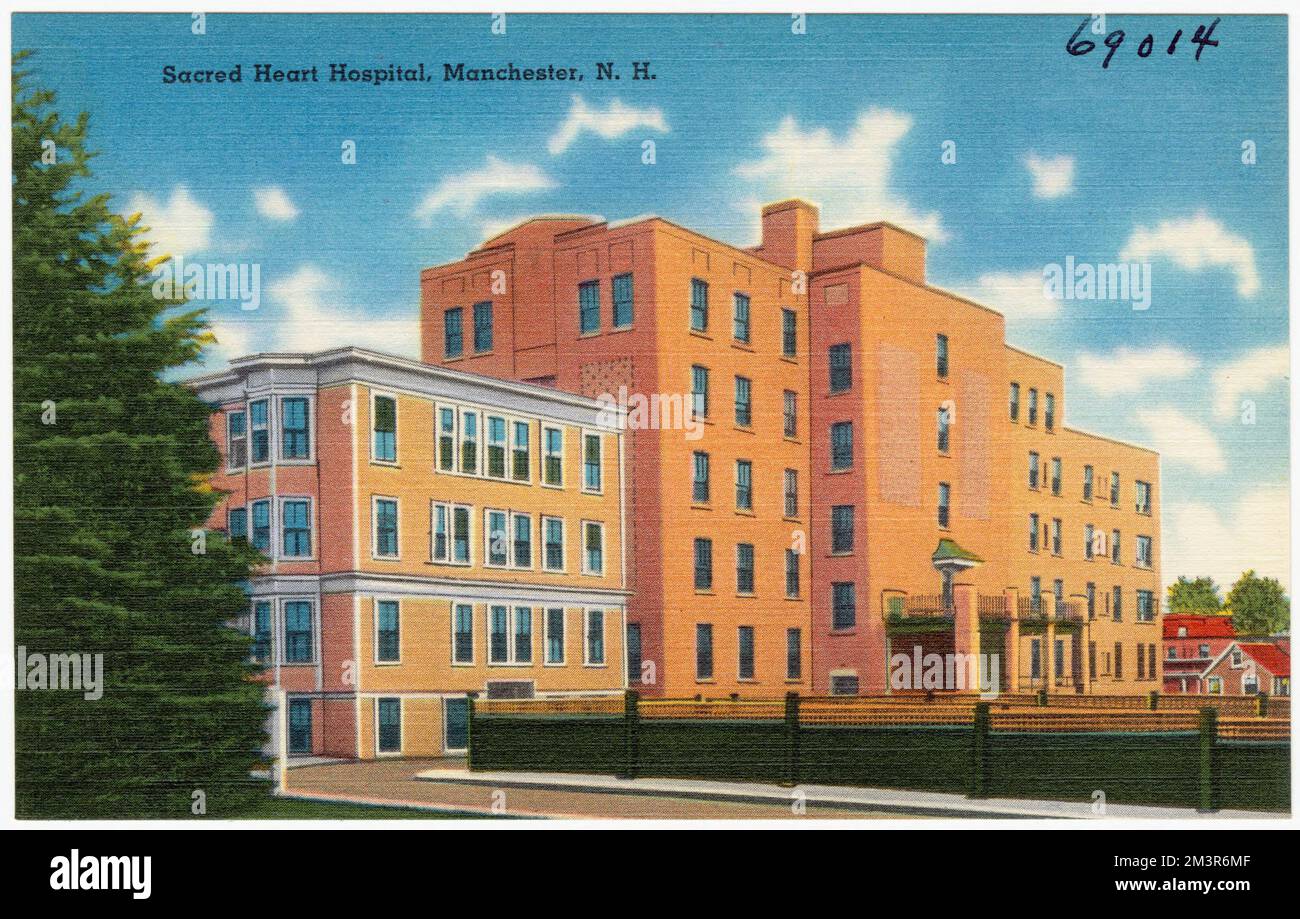 Sacred Heart Hospital, Manchester, N.H. , Hospitals, Tichnor Brothers