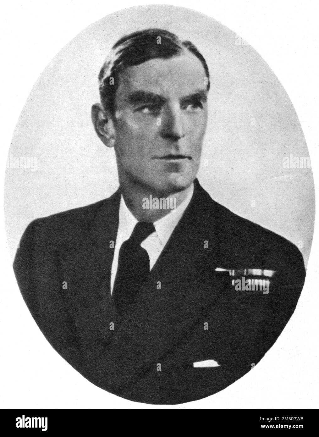 A portrait of Rear-Admiral Philip Louis Vian, published shortly after ...