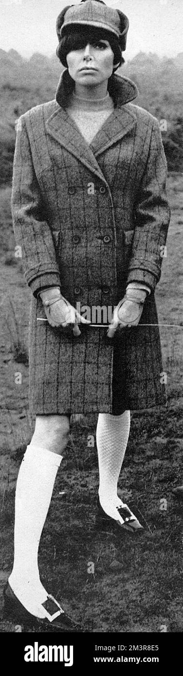 Sixties winter fashions Stock Photo