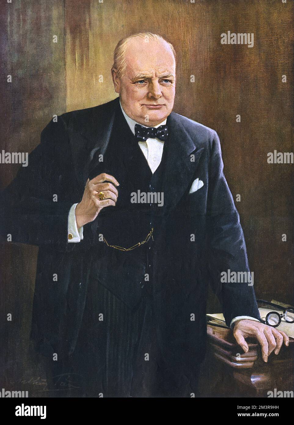 The British Prime Minister, Winston Churchill Stock Photo