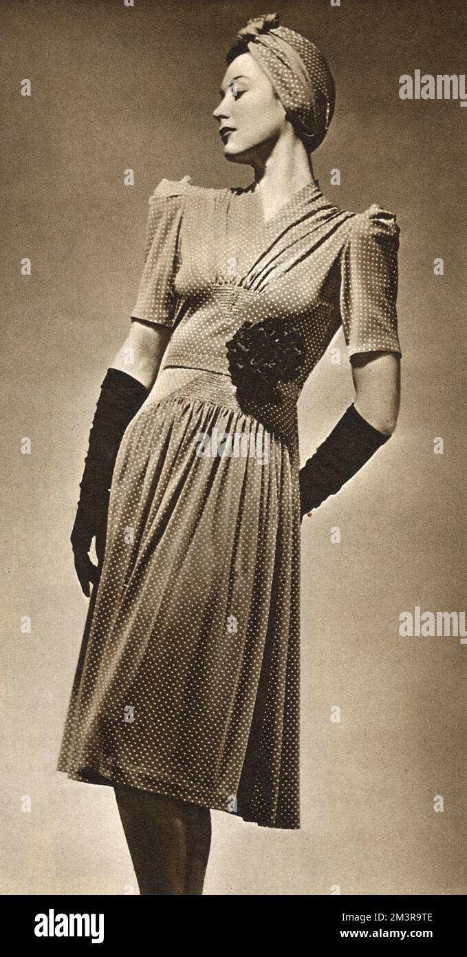 1940s dress black hi-res stock photography and images - Alamy