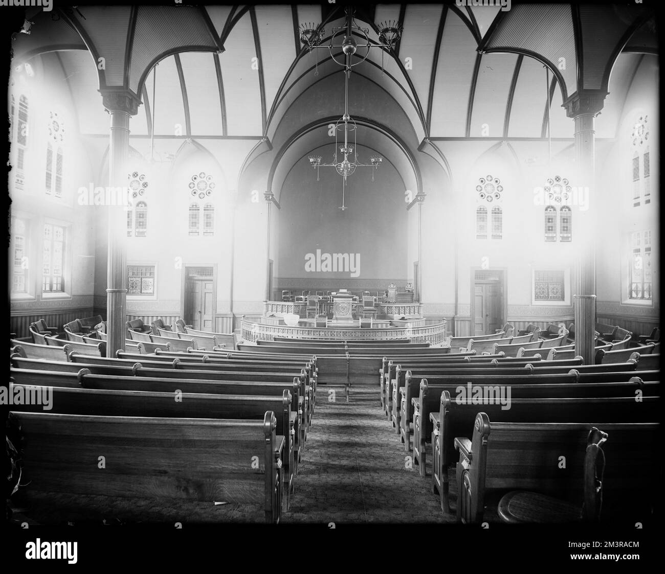 Salem, 10 North Street, Wesley Church, interior , Methodist churches ...