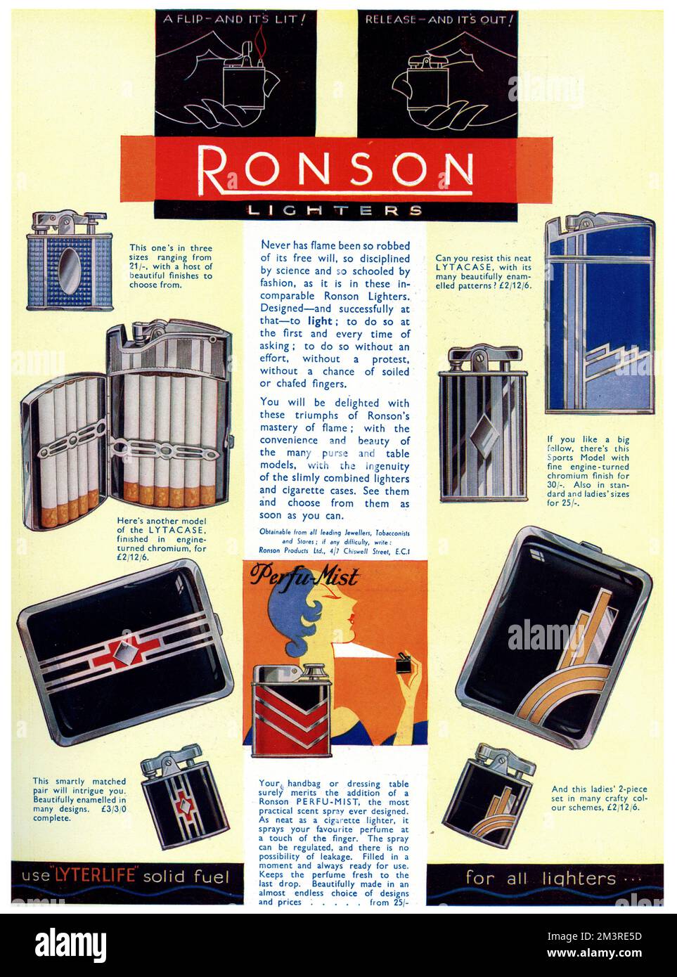 Ronson lighter Cut Out Stock & Pictures - Alamy