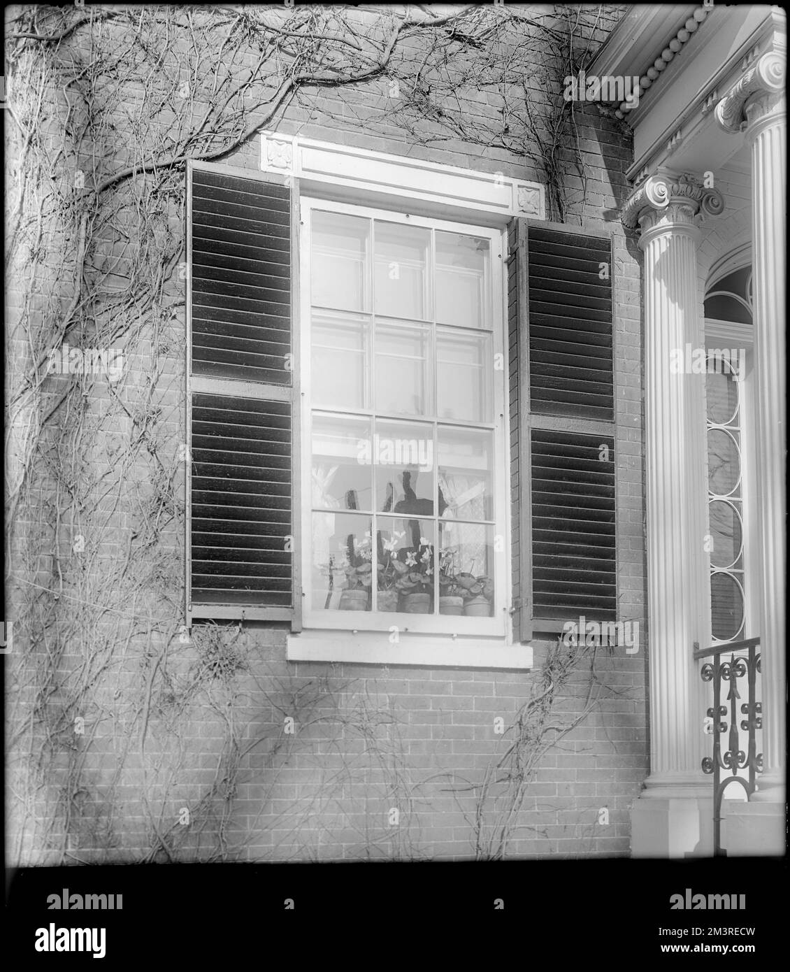 Salem, 26 Chestnut Street, exterior detail, window, Humphrey Devereux house , Houses, Windows